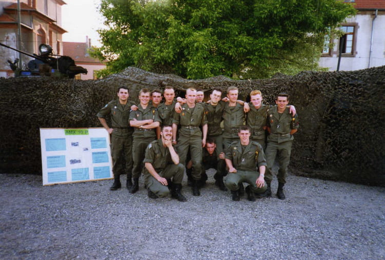 4ème RC Bitche peloton transmission 1993 - 4EME CUIRASSIERS