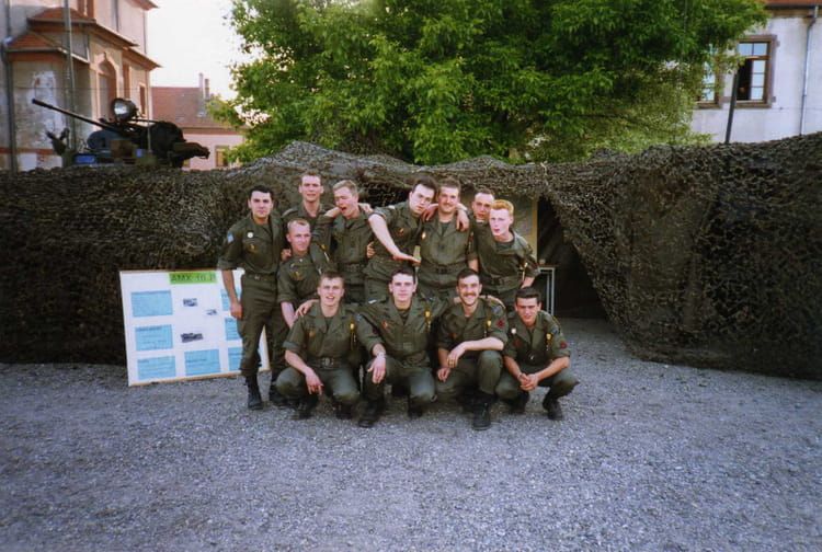4ème RC Bitche peloton transmission 1993 - 4EME CUIRASSIERS