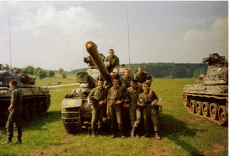manoeuvres 1989 - 57E REGIMENT D ARTILLERIE