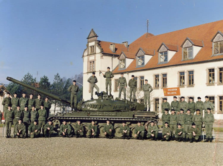 l armee a biche 1990 - 4EME CUIRASSIERS